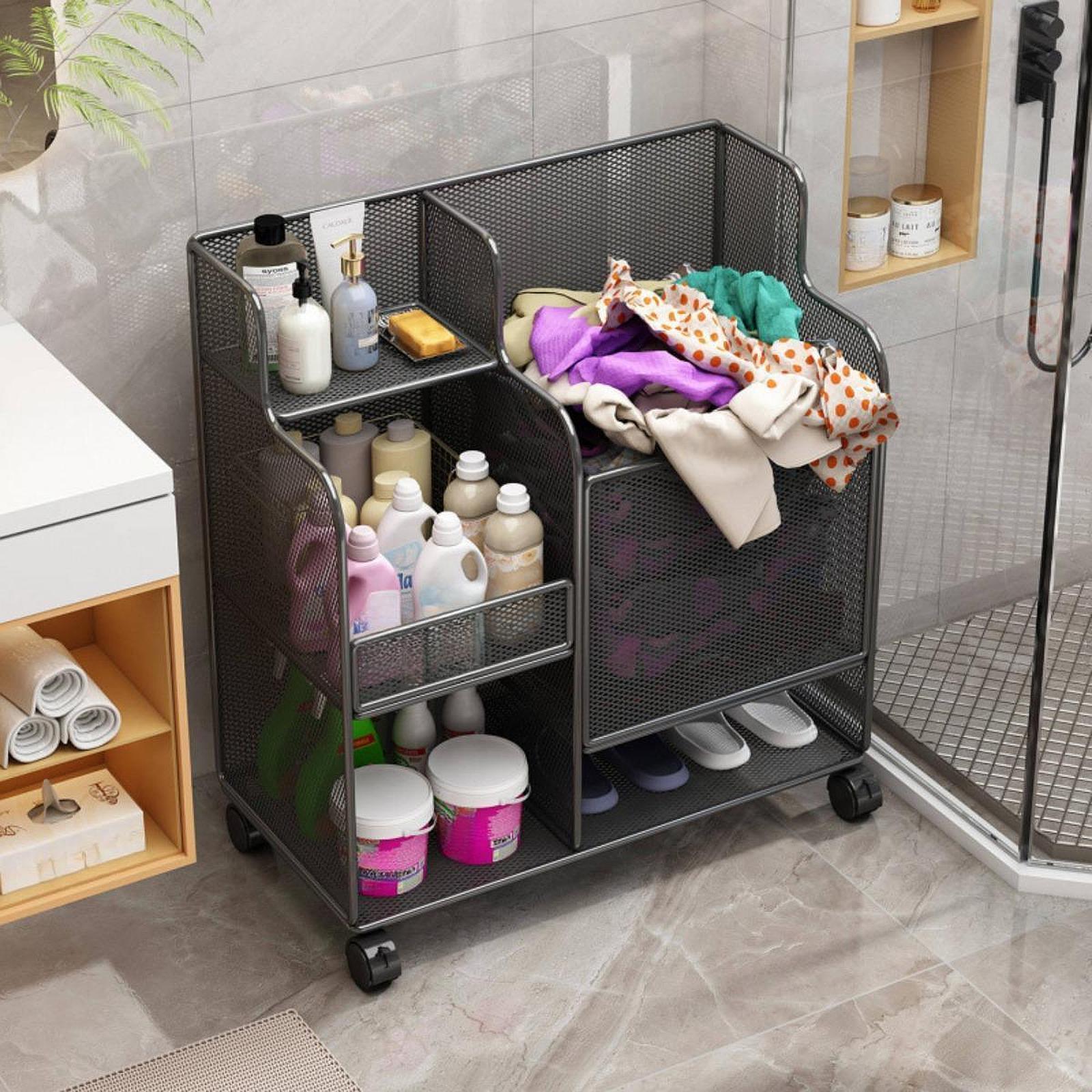 Sports Equipment Storage Rack - Tekerlekli Spor Ekipmanları Saklama Rafı Büyük
