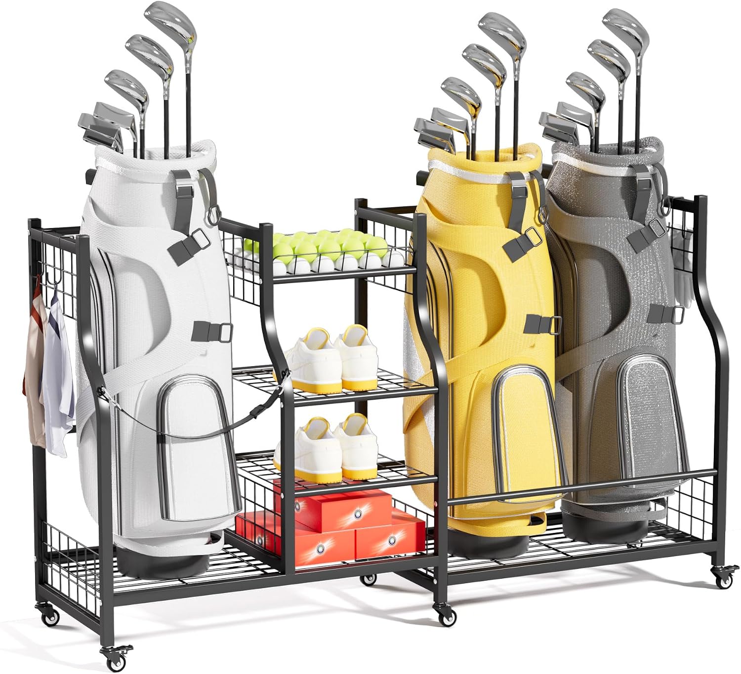 Sports Equipment Storage Rack - Golf Çantası Saklama Rafı Düzenleyici Ağır