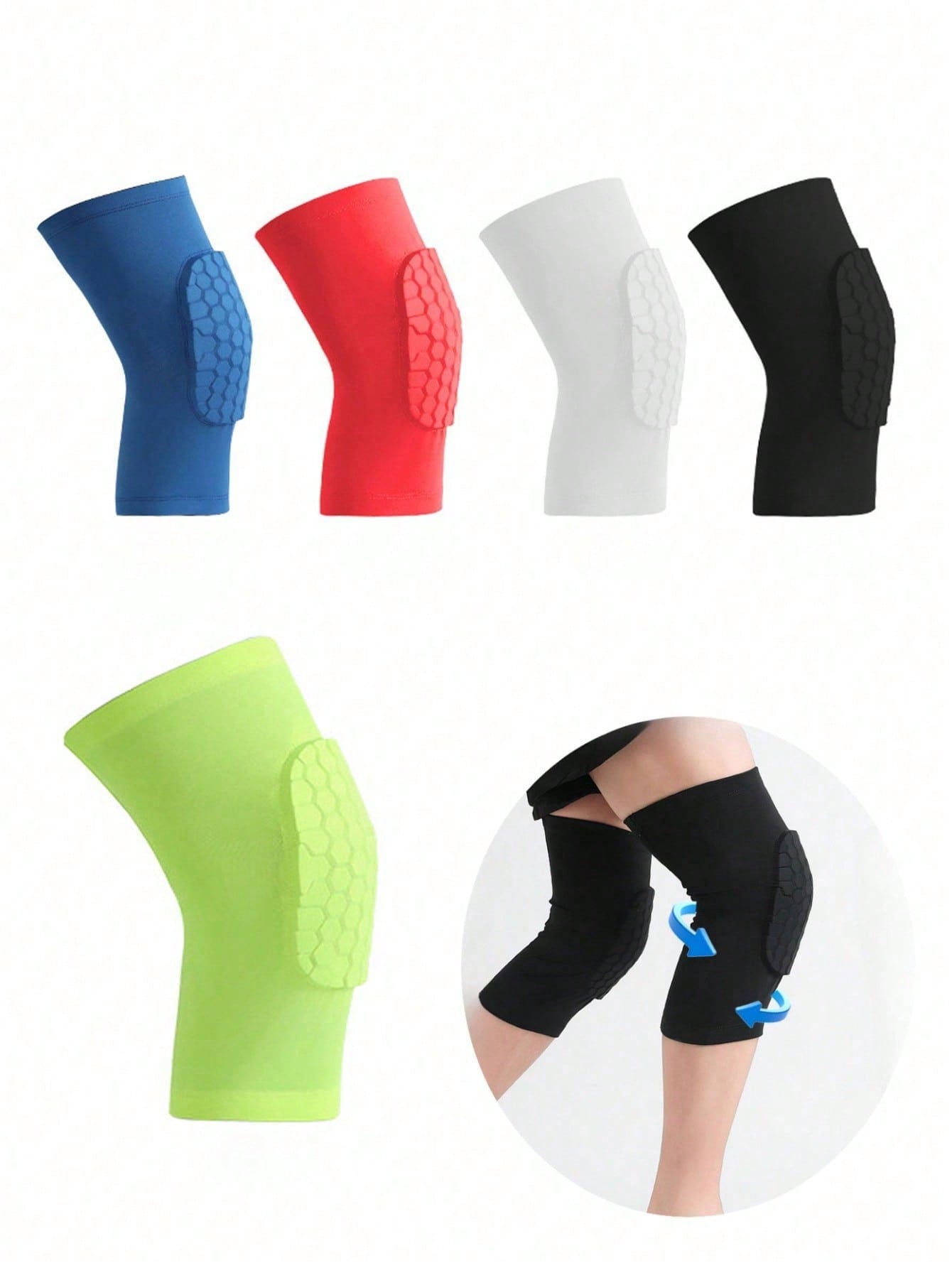 Volleyball Knee Pad - Spor Kısa Petek Dizlikler Elastik Nefes