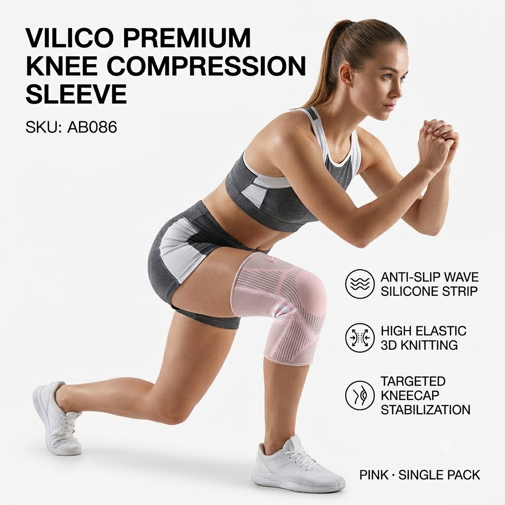 Volleyball Knee Pad - 1 adet diz pedleri sıkıştırma dizlik