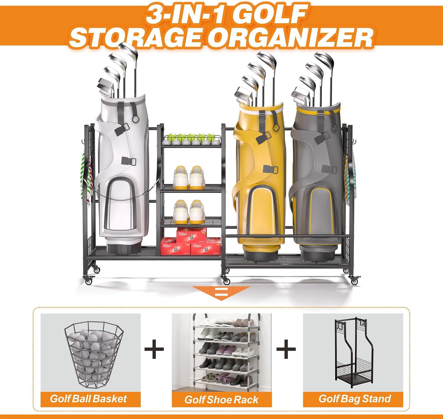 Golf Çantası Saklama Rafı Düze - Sports Equipment Storage Rack incelemesi ve fiyatı