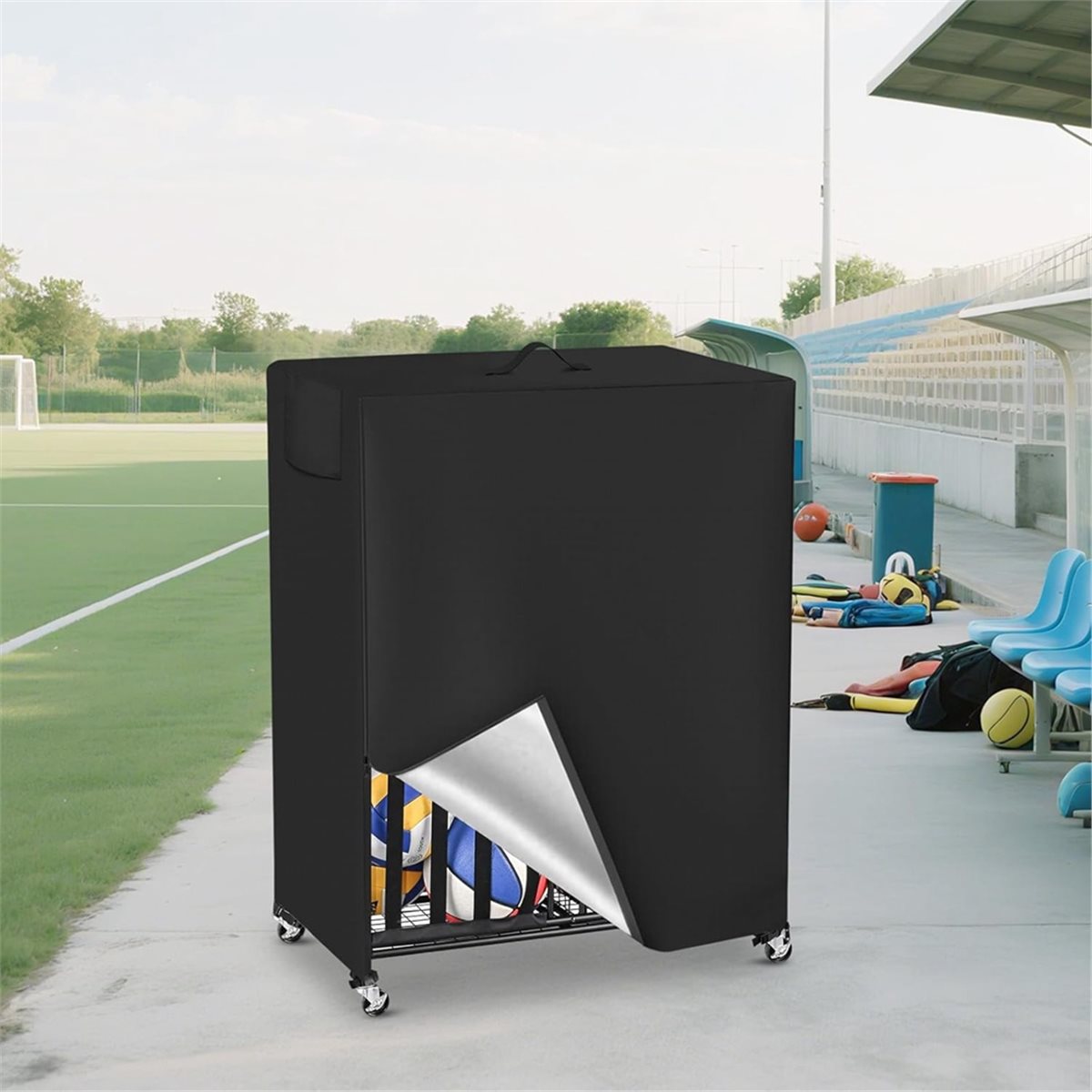 Basketbol Rafı Örtüsü Garaj Sp - Sports Equipment Storage Rack incelemesi ve fiyatı