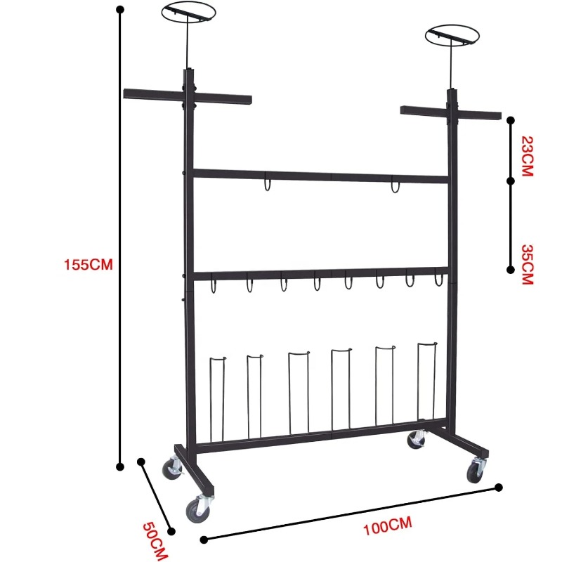 Özel Mağaza Zemin Spor Ekipman - Sports Equipment Storage Rack incelemesi ve fiyatı